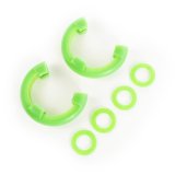 Rugged Ridge Green 3/4in D-Ring Isolator Kit thumbnail 2