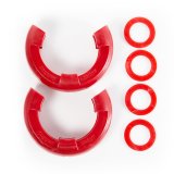 Rugged Ridge Red 7/8in D-Ring Isolator Kit thumbnail 1