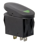 Rugged Ridge 2-Position Rocker Switch Green thumbnail 1