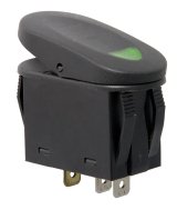 Rugged Ridge 2-Position Rocker Switch Green thumbnail 3