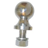 Rugged Ridge 2in Trailer Hitch Ball Chrome thumbnail 1