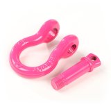 Rugged Ridge Pink 3/4in D-Ring Shackles thumbnail 4