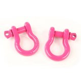 Rugged Ridge Pink 3/4in D-Ring Shackles thumbnail 7