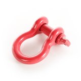 Rugged Ridge Red 9500lb 3/4in D-Ring thumbnail 4