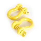 Rugged Ridge Yellow 7/8in D-Rings thumbnail 3