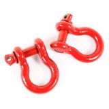 Rugged Ridge Red 7/8in D-Shackles thumbnail 4