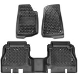 Rugged Ridge Floor Liner Kit Black F/R 20-21 Jeep Gladiator (JT) thumbnail 1