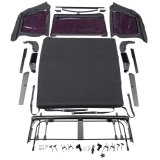 Rugged Ridge 97-06 Wrangler TJ Voyager Soft Top 2DR - Black Diamond thumbnail 6