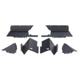 Rugged Ridge Inner Fender Liners Rear Aluminum Black 20-21 Jeep Gladiator JT thumbnail 2