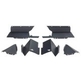Rugged Ridge Inner Fender Liners Rear Aluminum Black 20-21 Jeep Gladiator JT thumbnail 5