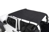 Rugged Ridge Savannah Brief Top Diamond Black 10-18 Jeep Wrangler JL 2-Door thumbnail 5