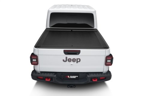 Rugged Ridge Armis Retractable Locking Bed Cover w/o Trail Rails 20-21 Jeep Gladiator JT thumbnail 1