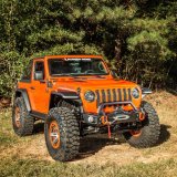 Rugged Ridge 18-22 Jeep Wrangler JL/JT Grille Arcus Front Bumper Stamped Steel Overrider Bar thumbnail 2