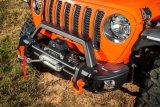 Rugged Ridge 18-22 Jeep Wrangler JL/JT Grille Arcus Front Bumper Stamped Steel Overrider Bar thumbnail 5