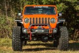 Rugged Ridge 18-22 Jeep Wrangler JL/JT Grille Arcus Front Bumper Stamped Steel Overrider Bar thumbnail 6