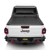Rugged Ridge 20-22 Jeep Gladiator w/Trail Rail Sys Armis Tonneau Cover w/Max Track - Tex. Blk thumbnail 3