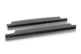 Rugged Ridge 18-22 Jeep Wrangler (JL) Rocker Pnl/Sill Plate Cvr 2dr. Rocker Guard 2pc. - Tex. Blk thumbnail 1