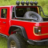 Rugged Ridge 21+ Jeep Gladiator (JT) Steel Tube Rear Fender Flare Kit - Black thumbnail 3