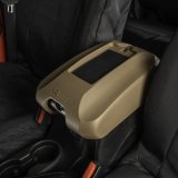 Rugged Ridge Center Console Cover w/Phone Holder Tan 11-18 jeep Wrangler JK thumbnail 2