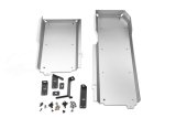 Rugged Ridge 18-23 Jeep Wrangler JLU 4dr Alum. Skid Plate for Gas Tank/Exhaust - Tex. Blk thumbnail 2