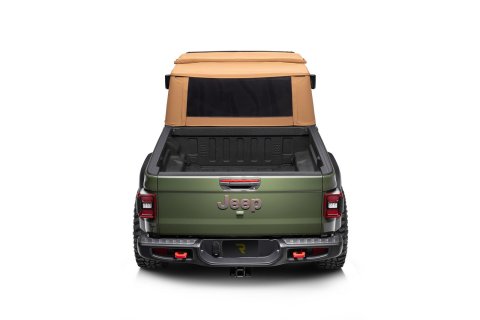 Rugged Ridge 20-25 Jeep Gladiator Voyager Fastback Frameless Soft Top - Tan thumbnail 6