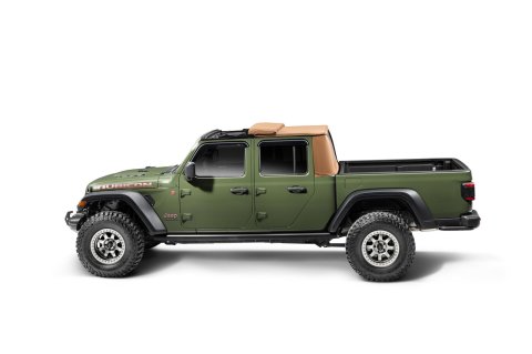 Rugged Ridge 20-25 Jeep Gladiator Voyager Fastback Frameless Soft Top - Tan thumbnail 7