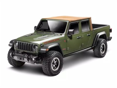 Rugged Ridge 20-25 Jeep Gladiator Voyager Fastback Frameless Soft Top - Tan thumbnail 8