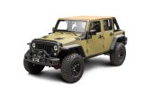 Rugged Ridge 07-18 Jeep Wrangler JKU 4dr Voyager Fastback Frameless Soft Top - Tan thumbnail 4