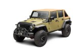 Rugged Ridge 07-18 Jeep Wrangler JKU 4dr Voyager Fastback Frameless Soft Top - Tan thumbnail 7