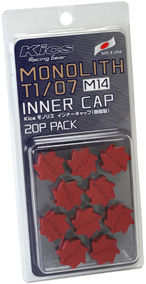 Project Kics M14 Monolith Cap - Red (Only Works For M14 Monolith Lugs) - 20 Pcs thumbnail 2