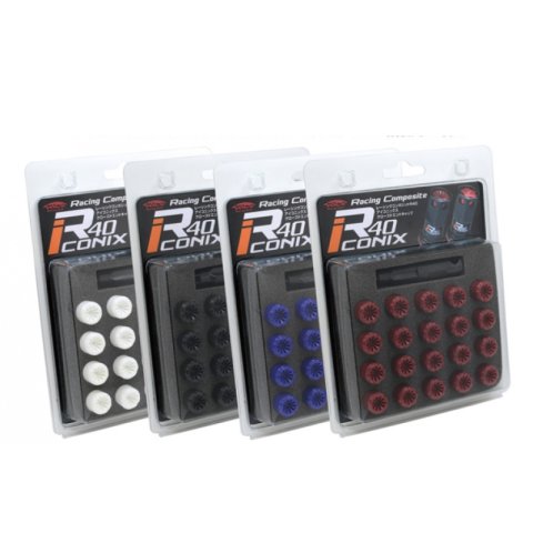 Project Kics 14X1.50 Neochrome R40 Lug Nuts (Blue Cap) - 20 Pcs thumbnail 1