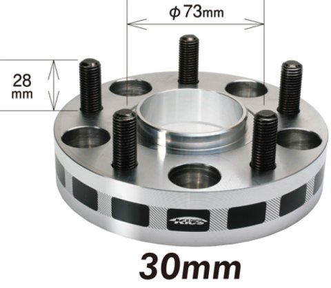 Project Kics 12x1.50 Hub 64mm 5x114.3 Wide Tread Spacers - 30mm thumbnail 1