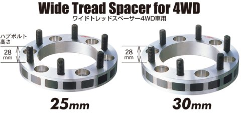 Project Kics 30mm Thick 12x1.25 5x139.7 4WD Wide Tread Spacers thumbnail 2