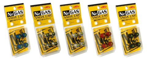 Project Kics N2 Gas Valve Cap - Red thumbnail 1