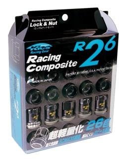Project Kics 12X1.25 Black R26 Lug Nuts - 16+4 thumbnail 3