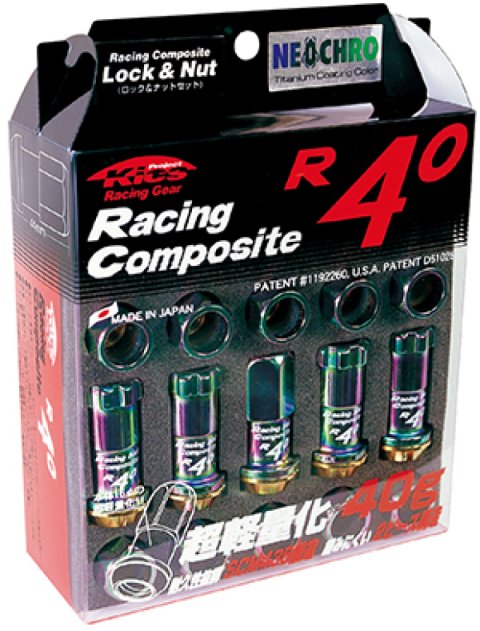 Project Kics R40 Single PC 12X1.25 NeoChrome thumbnail 1