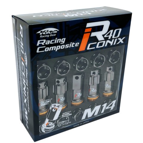 Project Kics R40 Iconix 14x1.50 Classical Lock & Lug Nuts 16+4 (Blue Cap) thumbnail 2