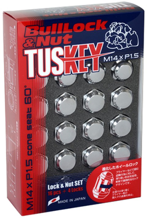 Project Kics 14X1.50 Tuskey Bullock And Nut Set - Chrome thumbnail 2