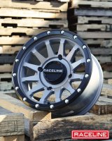 Raceline A95SG Trophy 14x7in / 4x137 BP / 10mm Offset / 110.18mm Bore - Grey & Black Lip Wheel thumbnail 9