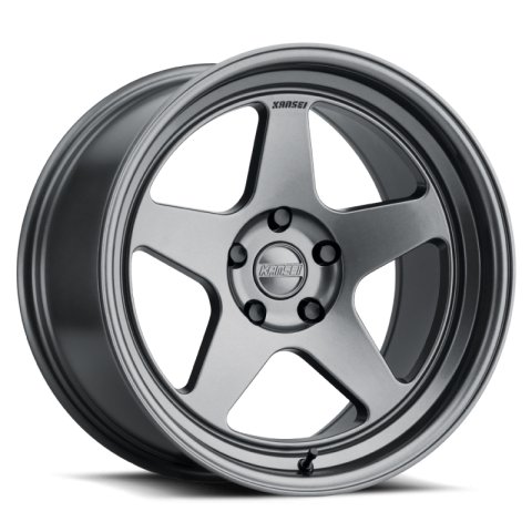 Kansei K12G Knp 18x8.5in / 5x100 BP / 35mm Offset / 73.1mm Bore - Gunmetal Wheel thumbnail 1