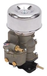 Edelbrock Air Cleaner 94 Series Round Steel Top 4 65In Dia X 3 125In 2 63In ID Raised Base Chrome thumbnail 3