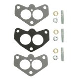 Edelbrock Carb Spacer Kit 3-Bolt 94 Series Carburetor Black Laminate Fiber thumbnail 1