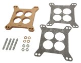 Edelbrock Spacer Carburetor 1/2In Wood Fiber Laminate Four-Hole thumbnail 1