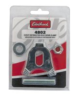 Edelbrock Distributor Hold Down Clamp Chevy Zinc Chrome thumbnail 2