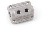 Edelbrock Fuel Block Dual Carburetor As Cast thumbnail 1