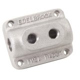 Edelbrock Fuel Block Dual Carburetor As Cast thumbnail 6
