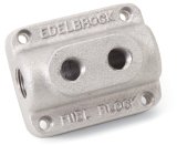 Edelbrock Fuel Block Dual Carburetor As Cast thumbnail 7