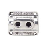 Edelbrock Polished Fuel Block Dual Carb thumbnail 2