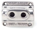 Edelbrock Polished Fuel Block Dual Carb thumbnail 4
