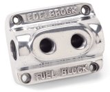 Edelbrock Polished Fuel Block Dual Carb thumbnail 8